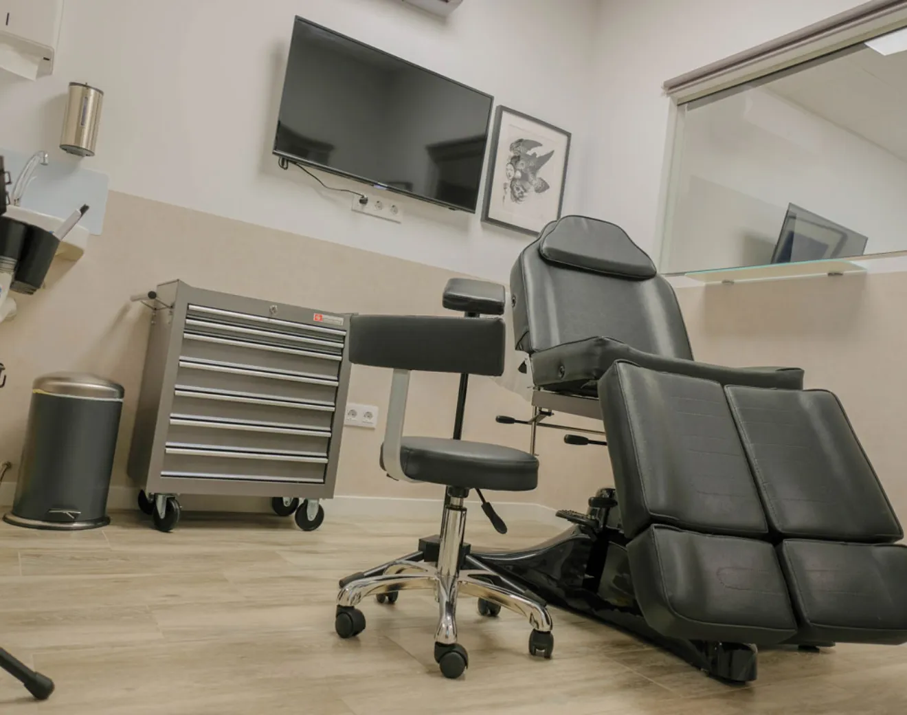 Interior de Mökki Tattoo Studio